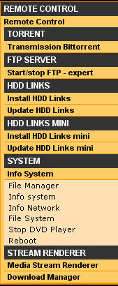 Interfata Web HD 450
